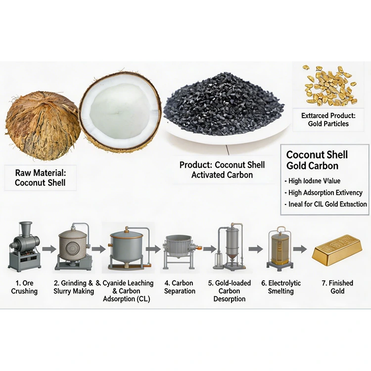 کاربن ان پلپ گولڈ نکالنا